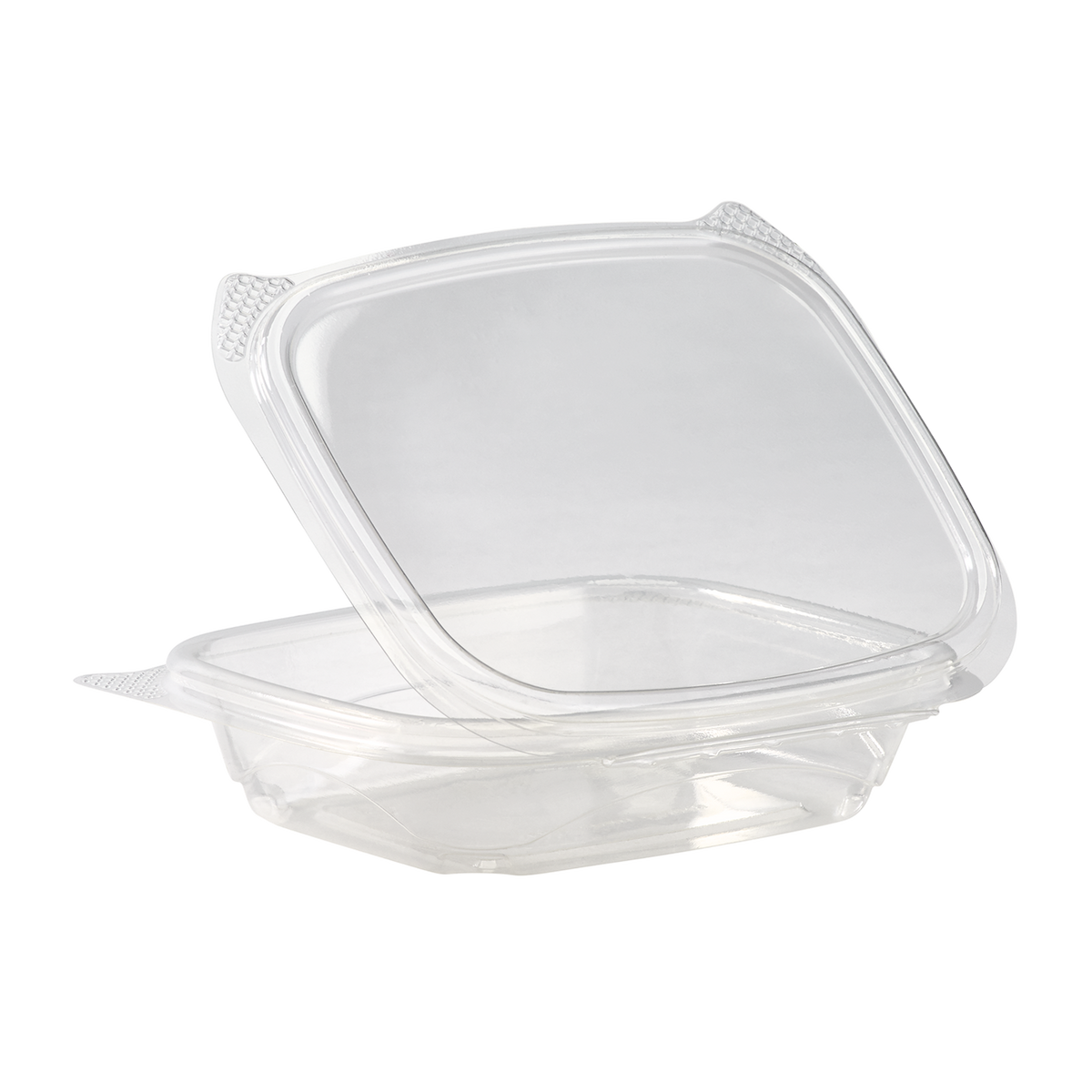 7''x7'' Hinged Containers - Medium Clamshell Takeout Boxes - Karat PP  Plastic - 250 count