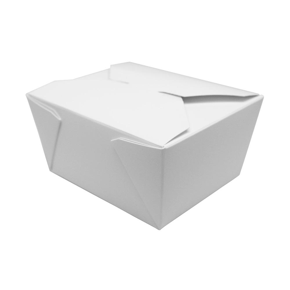 Karat 30 fl oz Fold-To-Go Box #1, Kraft - 450 Pcs